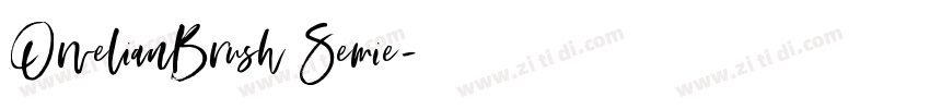 OrvelianBrush Semie字体转换